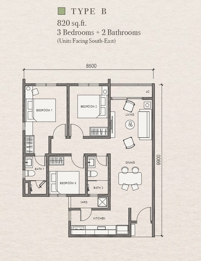 Layout C Floor Plan