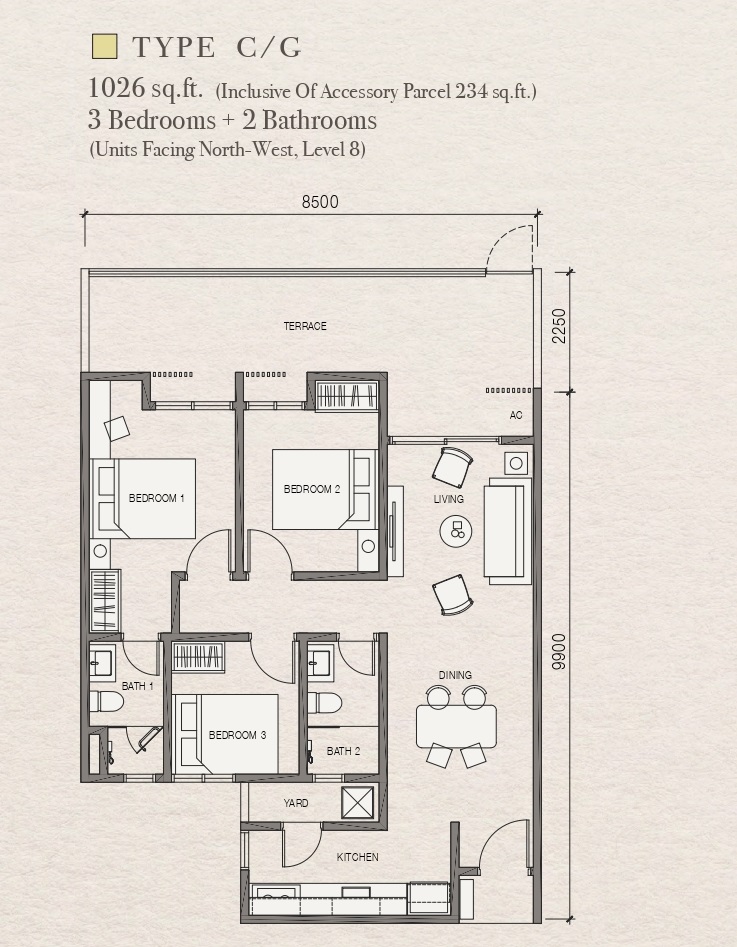 Layout D Floor Plan